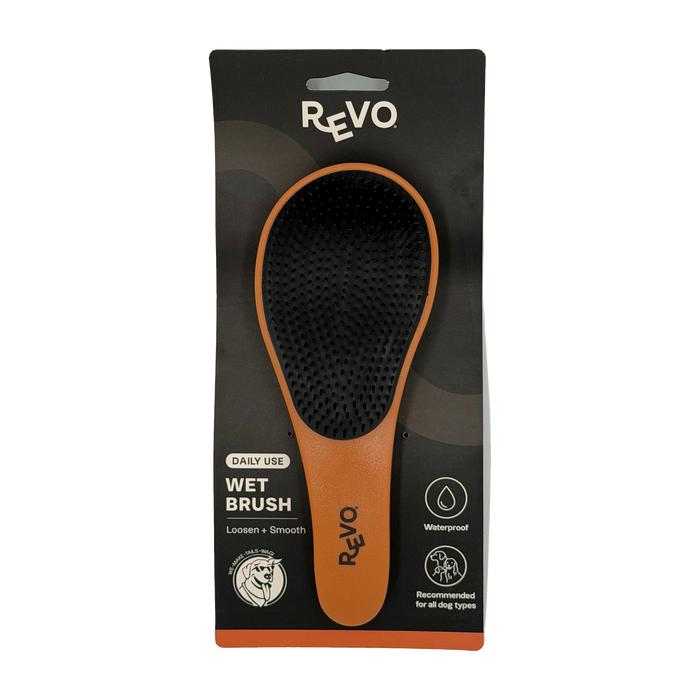 Revo The Smooth Operator wet brush in its packaging, front