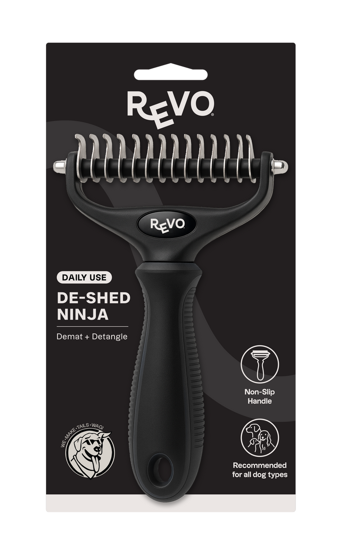 Revo De-Shed Ninja deshedding comb