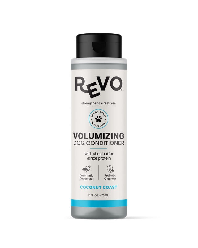 REVO Volumizing Dog Conditioner, Coconut Coast, 16 fl oz bottle