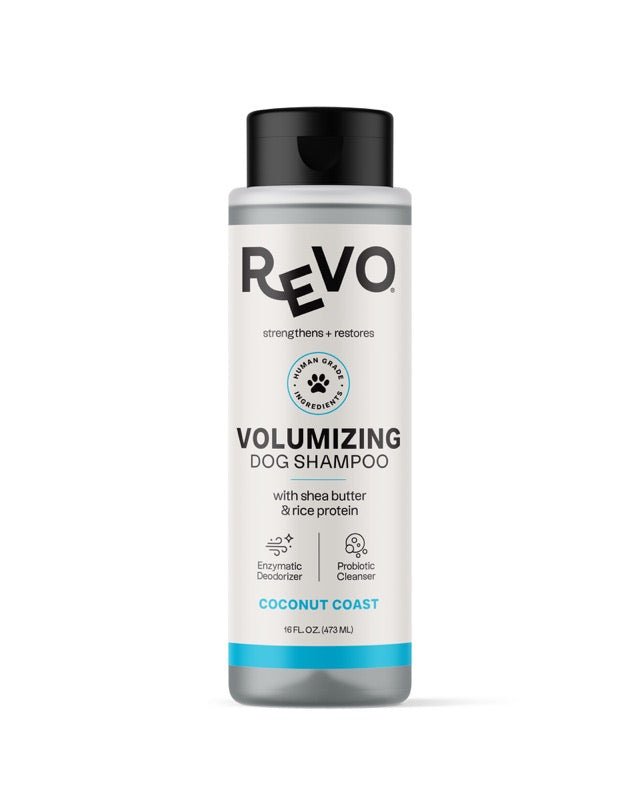 REVO Volumizing Dog Shampoo, Coconut Coast, 16 fl oz bottle